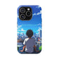Phone Case — "Built Different" Anime Cityscape Impact-Resistant Case