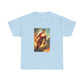 Heroic Iron Suit Graphic Tee — Futuristic Superhero Illustration T-Shirt