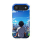 Phone Case — "Built Different" Anime Cityscape Impact-Resistant Case