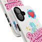 Barbie Girl Tough Magnetic Phone Case — Cute Pastel Silhouette Design