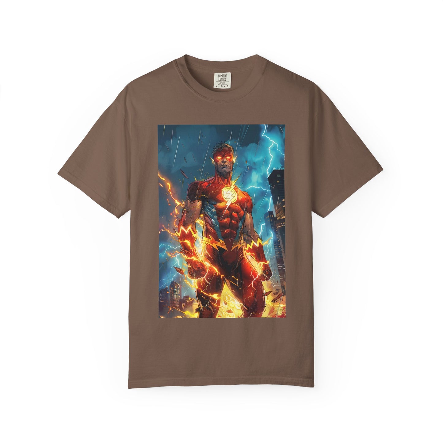 Electric Phoenix Graphic T‑Shirt — 'Hustle. Heal. Rise.' Motivational Tee