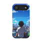 Phone Case — "Built Different" Anime Cityscape Impact-Resistant Case