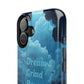 Impact-Resistant Case — "Dream Grind Repeat" Cityscape Phone Cover