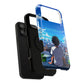 Phone Case — "Built Different" Anime Cityscape Impact-Resistant Case