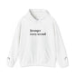 Stronger Every Second Hoodie — Inspirational Minimalist White Pullover