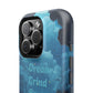 Impact-Resistant Case — "Dream Grind Repeat" Cityscape Phone Cover