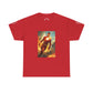 Heroic Iron Suit Graphic Tee — Futuristic Superhero Illustration T-Shirt