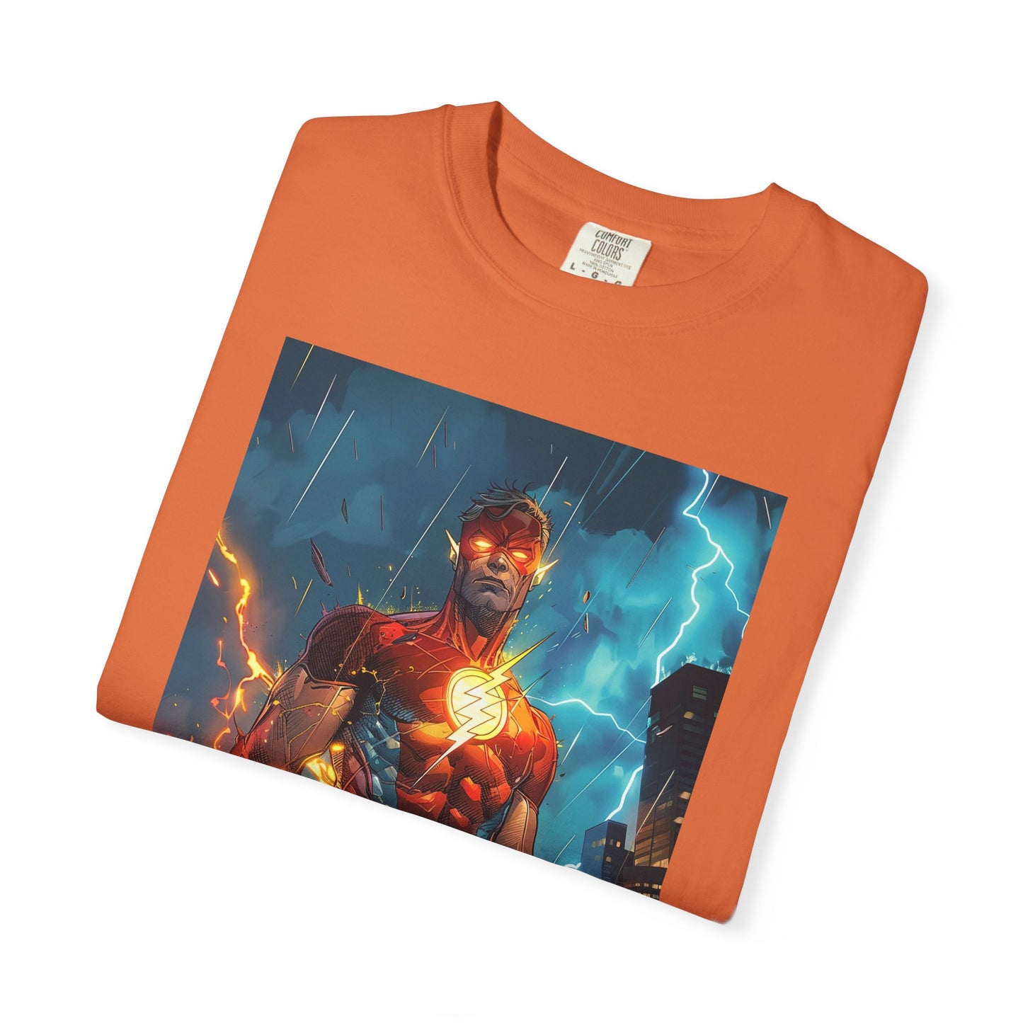 Electric Phoenix Graphic T‑Shirt — 'Hustle. Heal. Rise.' Motivational Tee