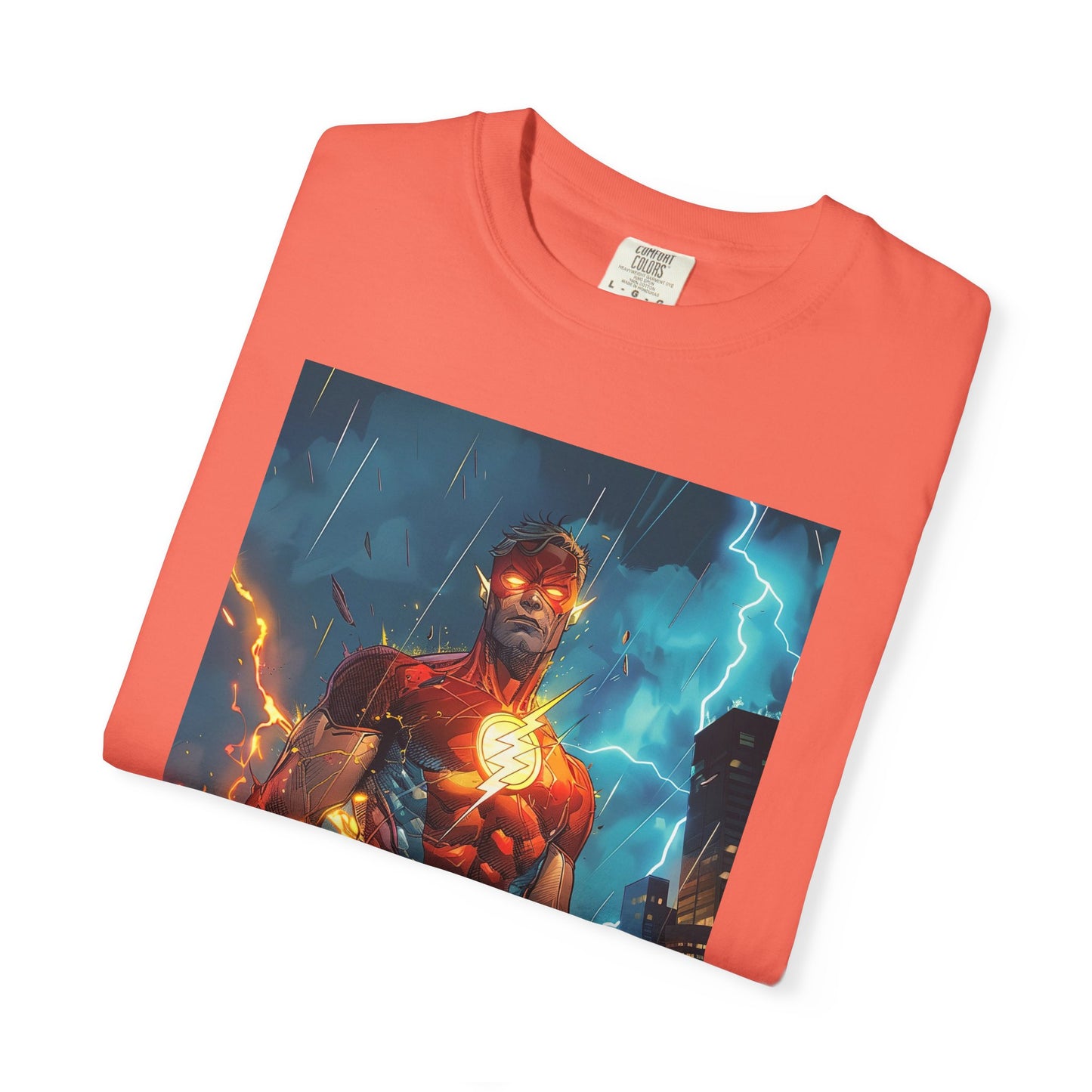 Electric Phoenix Graphic T‑Shirt — 'Hustle. Heal. Rise.' Motivational Tee