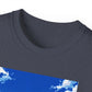 Anime Cityscape Tee — Boy Gazing at Blue Sky Graphic T-Shirt