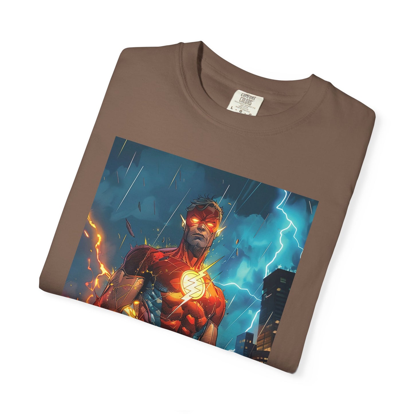 Electric Phoenix Graphic T‑Shirt — 'Hustle. Heal. Rise.' Motivational Tee