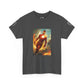 Heroic Iron Suit Graphic Tee — Futuristic Superhero Illustration T-Shirt
