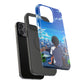 Phone Case — "Built Different" Anime Cityscape Impact-Resistant Case