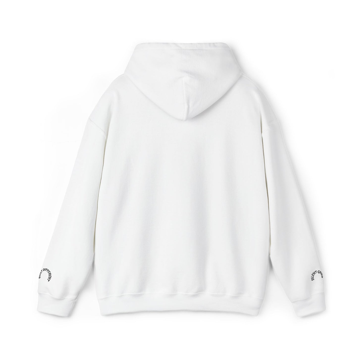 Stronger Every Second Hoodie — Inspirational Minimalist White Pullover