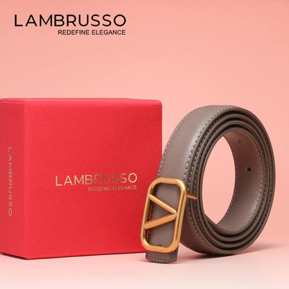 [With Gift Box] One fashionable women's belt, made of split cowhide, perfect as a Valentine's Day or Christmas gift.