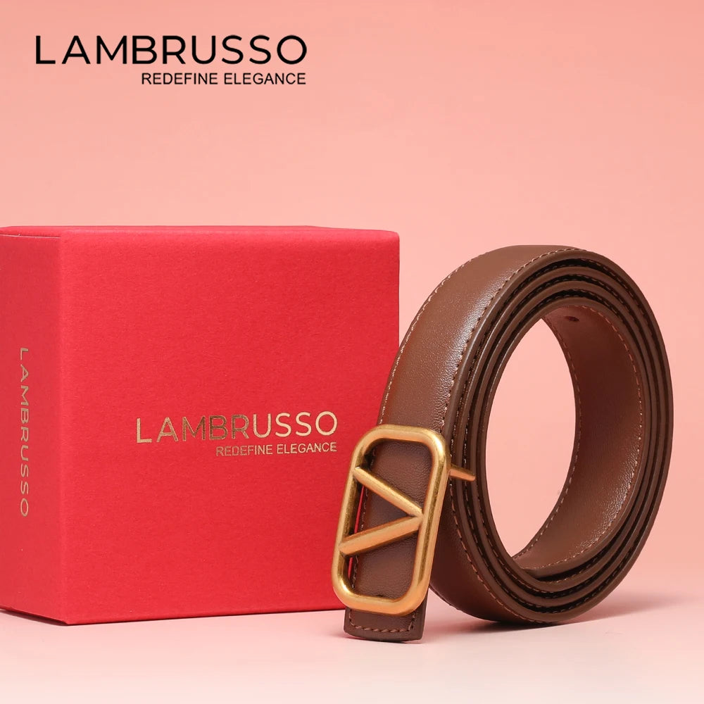 [With Gift Box] One fashionable women's belt, made of split cowhide, perfect as a Valentine's Day or Christmas gift.