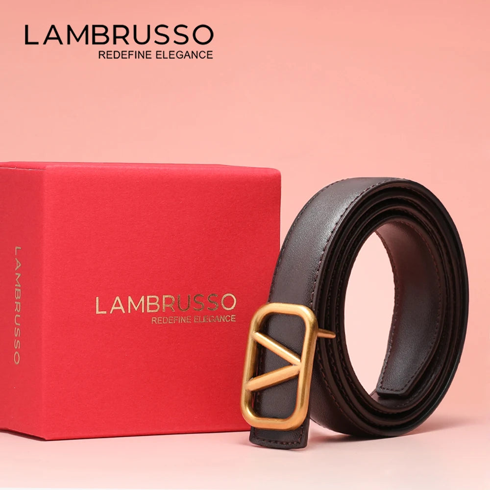 [With Gift Box] One fashionable women's belt, made of split cowhide, perfect as a Valentine's Day or Christmas gift.