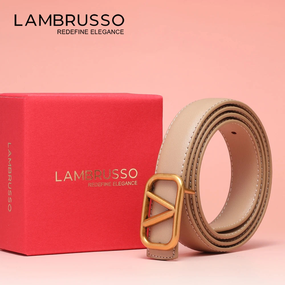 [With Gift Box] One fashionable women's belt, made of split cowhide, perfect as a Valentine's Day or Christmas gift.