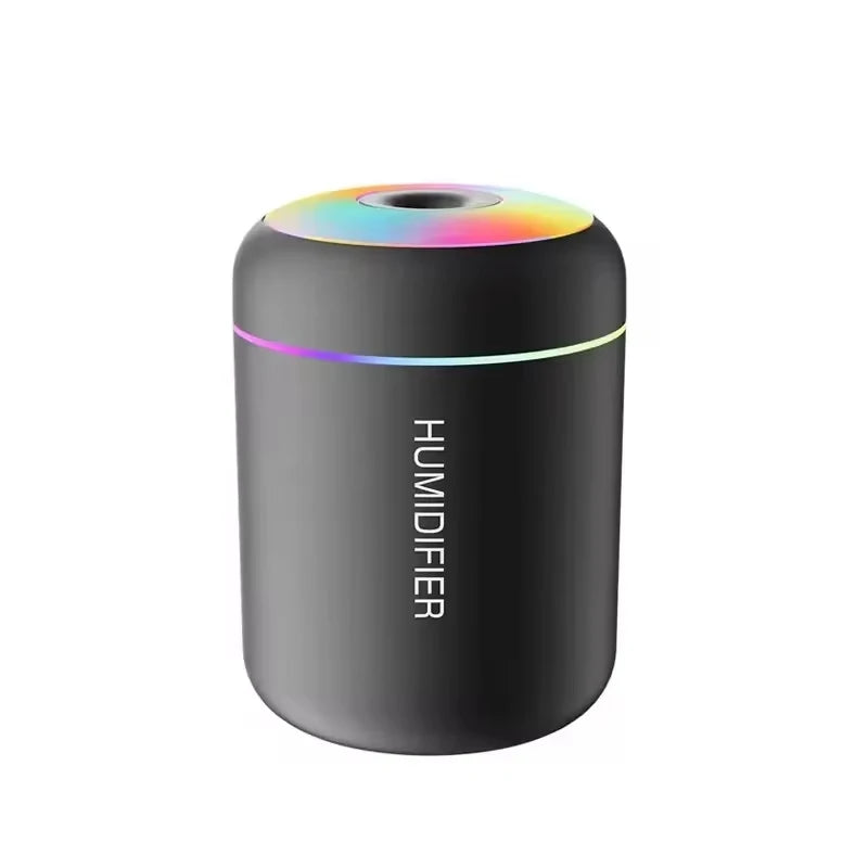 Powerful and Efficient Air Humidifier 180ML Aromatherapy Aroma Diffuser Essential Oil with Colorful Lights for Home Car Bedroom