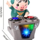 Electronic DJ Light Music Dancing Pig Toy Musical Toys Cute Swing Dancing Piggy Toy with Music LED Lights Musical Toy for Kids