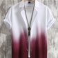 Men's Shirt Summer Clothing Gradient Design Graphic 3D Print Shirts Short Sleeve Tops Streetwear Loose Casual Hawaiian Shirts