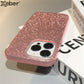 Glitter Bling Gradient Hard PC Thicken Case For iPhone 17 11 12 13 14 15 16 Pro Max Mini Plus X XR XS Shockproof Bumper Cover
