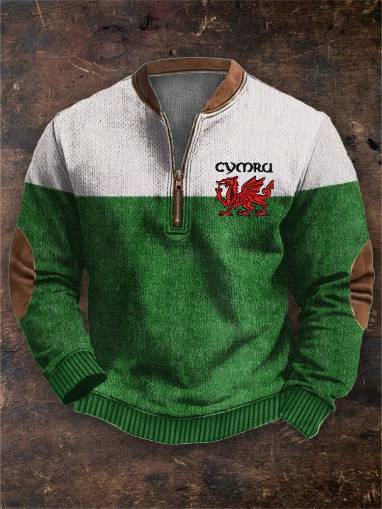 Mens 3D Digital Print Fashion Zip Up Hoodie For Spring And Autumn